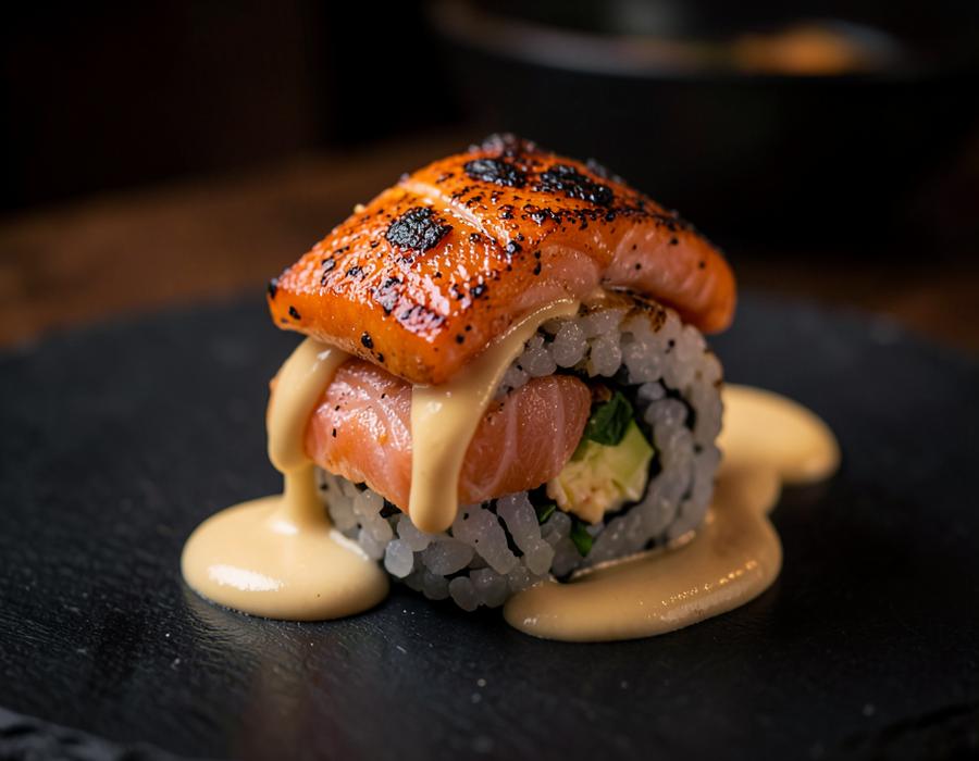 Baked Salmon Roll